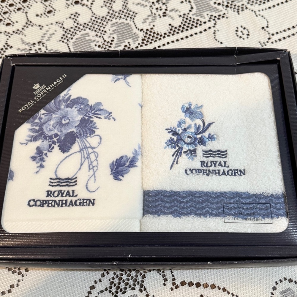 Royal Copenhagen Blue and White Floral Accents
